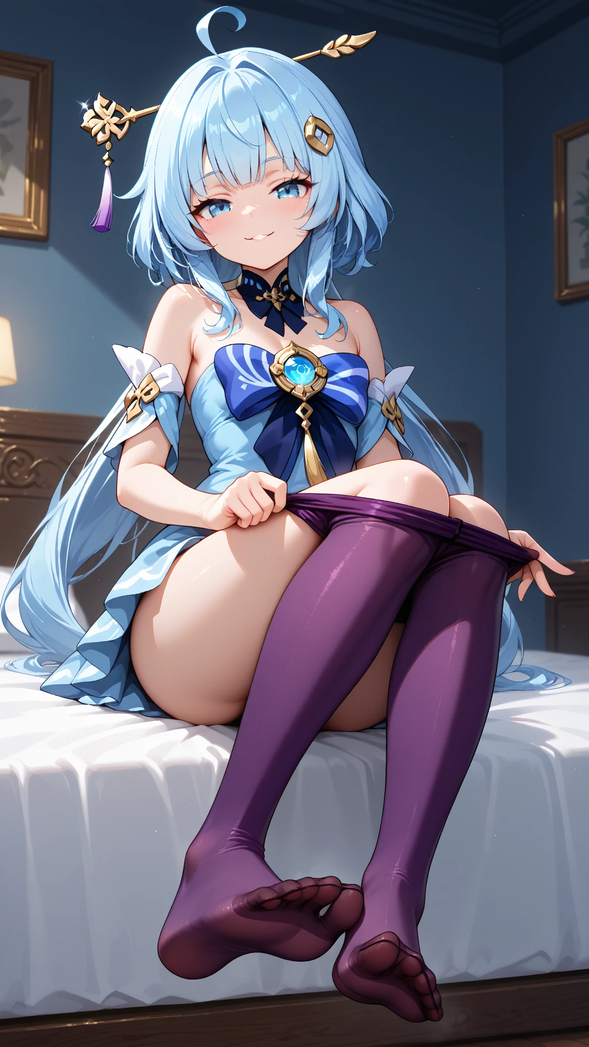 highest quality,sleep on your back in bed,Crab crotch,show me your boots,thigh high boots,leotardチラ見せ,glove,elegant, 1 girl, leotard,body suit,cute, blushed, looking at the viewer, from below, prison,blue eyes, beautiful eyes, beautiful background, particles of light, Light of the sun, dramatic lighting, outside, shiny, realistic, table top, highest quality, Super detailed, get used to it, scenery, beautiful and detailed eyes, thin hair,full body shot,