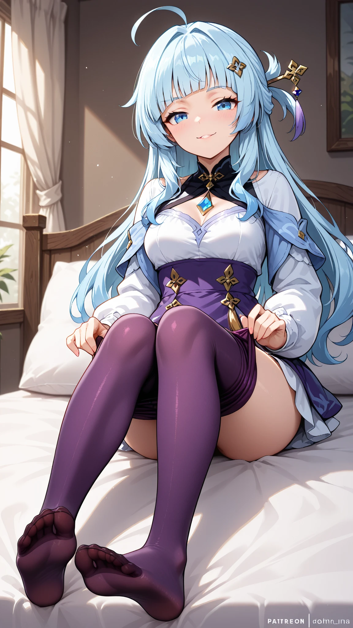 ((masterpiece)), Highest quality, Very detailed,(One Girl),Finafam Earth Light、Finafam Earth Light, Green Eyes, Long Hair, Purple Hair, dress, gloves, jewelry, Cleavage, PRİNCESS,elbow gloves,tiara,brooch,white gloves,Beautiful background, chest, Bent body,Lie in, The dress is falling apart, Look to the side, Worried face, The female genitals are in full view, Drunk look, Hot body、Sweaty、Spread your legs、Opening the vagina with your fingers、Female genitalia seen deep inside、 Browsing Caution, (((Trembling Body))), (((Squirting climax))), (((aroused))), (((in heat))), (((Drooling))), NSFW, (((Falling into Pleasure))), (((corruption)))