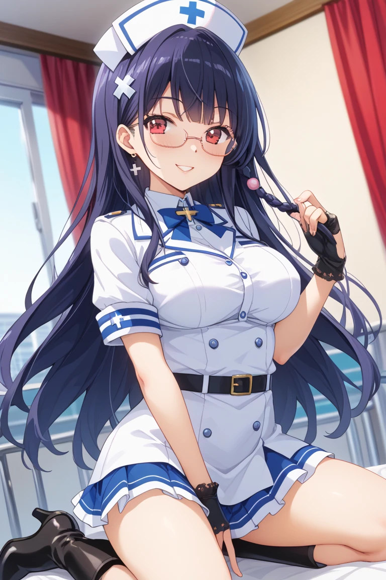High school girls 17 years old Undressing Ultra-thin tights Extremely thin, see-through uniform No underwear
