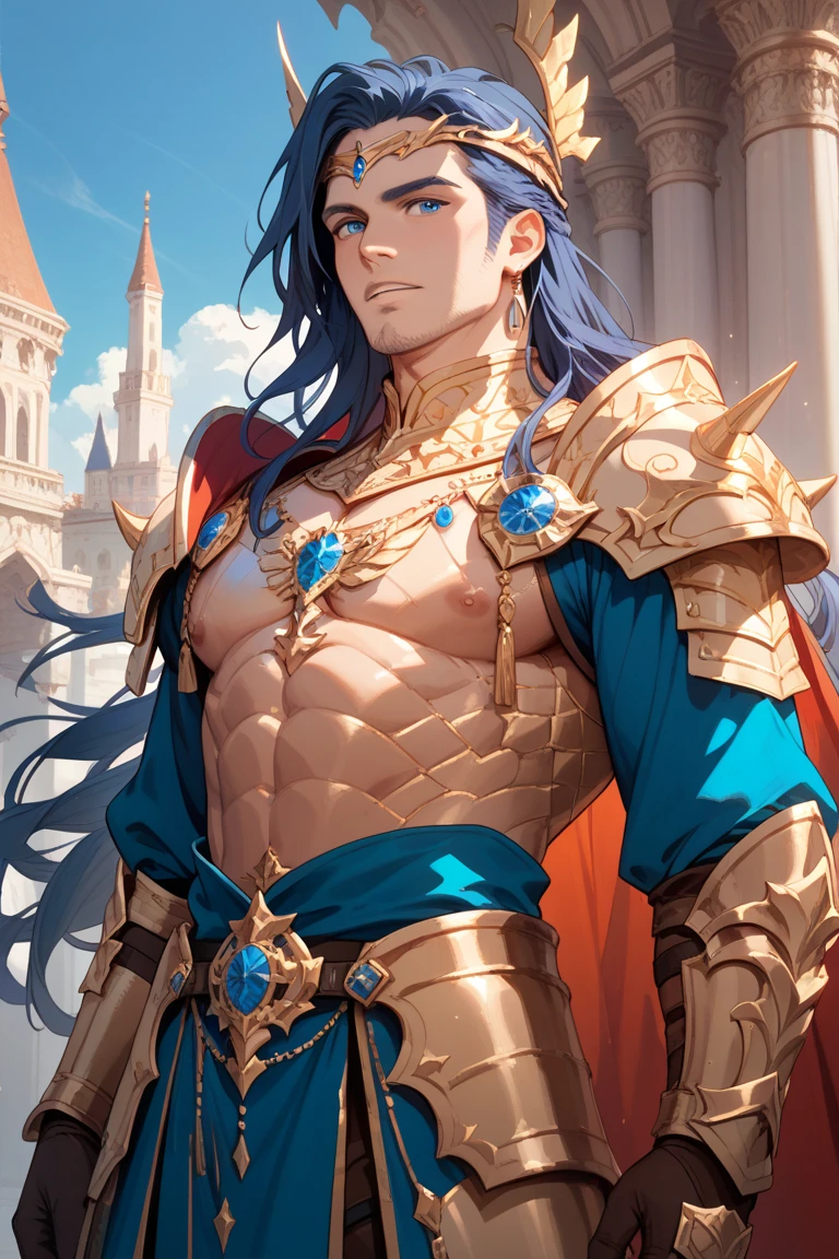 tall quite muscular(8k masterpieces,crystal clear Greek Mediterranean more darker with a hint of the Middle Eat too skin and complxions, best quality,Higher quality ,girl, intricate details, chromatic aberration), 9no aberrations0(realistic),(skin)Masterpiece,quality,8k,hair,blue highlights, ambere eyes, earrings, sharp eyes,((symmetry eyes)),((perfect symmetrical body))handsome males,muscle,((absurdres, highres, ultra detailed)handsome, tall quite muscular Anime tall quite muscularyoung man .Show a young 20 something couples in ancient Athens Greece males and females in detail,Bokeh/ with pastel shades tones colors ancient greek patterns designs Ionic IonianGreece