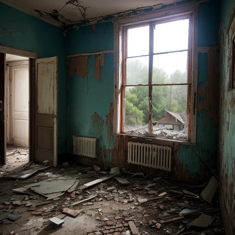 an old run down house with a broken window and a broken door, abandoned house, dilapidated house, an abandoned old, old abandoned house, dilapidated, old house, dilapidated houses, derelict, derelict house, location of a dark old house, abandoned, abandoned buildings, an abandoned, photo of poor condition