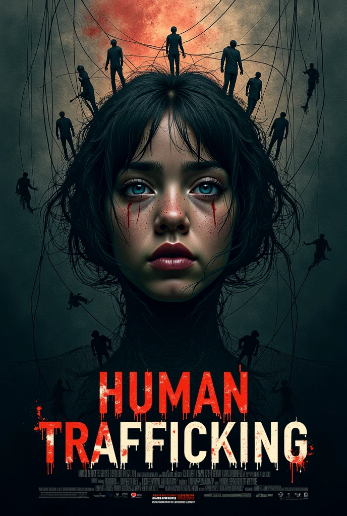 Create graffiti about not human trafficking