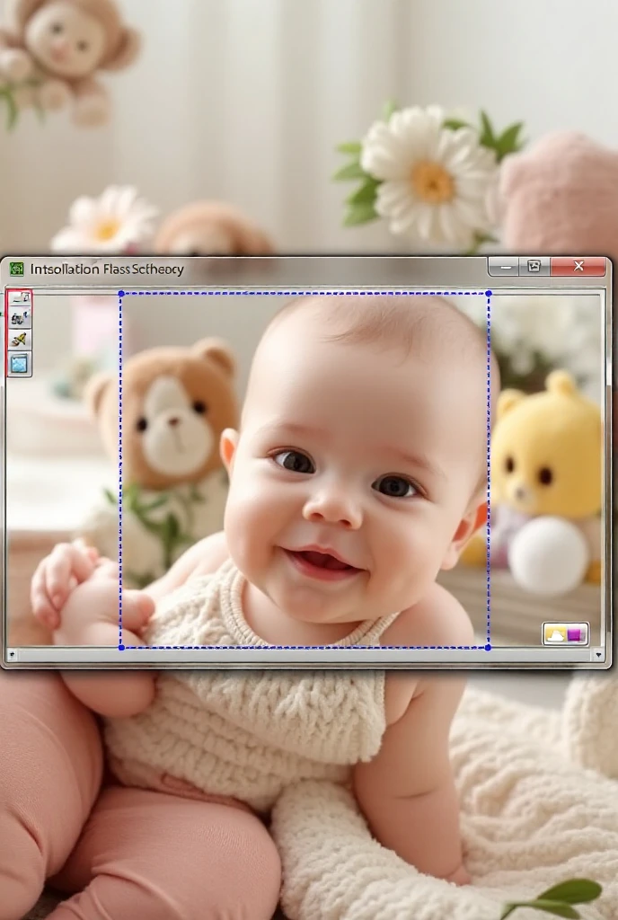 Create a background for an invitation letter to a baptism for an 18-month-old baby