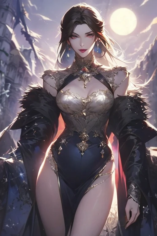 arafa woman in a black dress holding a fire in her hand, por Yang J, lindo mago celestial, a beautiful feiticeira, beautiful feiticeira, mago de cabelo preto, artgerm no artstation pixiv, artgerm extremamente detalhado, maga feminina, portrait of a maga feminina, feiticeira, maga feminina!
