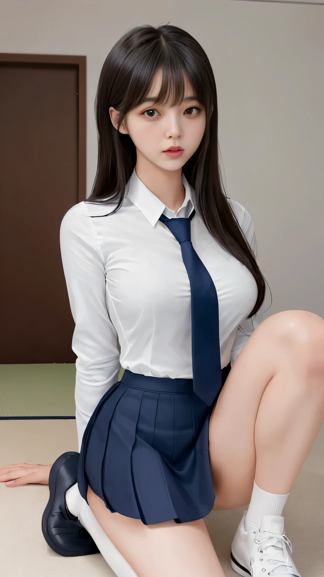 masutepiece, Best Quality, 10 girls in the classroom,(10 people standing:1.2),Standing,Teenage, Looking at Viewer,l Group shot, harems,nffsw,Retro underwear,(pantiy),Realistic,School uniform,(Dark blue blazer and white shirt) ,(Dark blue pleated skirt),Blue Ribbon ,(Looking back, ass grab:0.9),(Beautiful eyes:1.3),frombelow,From below,Kinney,(skinny:1.2) ,Slender thighs, Long body, novel illustration,(Smelly eyes:0.5),closed curtains,(shirts lift,lifted by self:1.5) ,Dark Persona.Skirt lift side,(Panties:1.3),