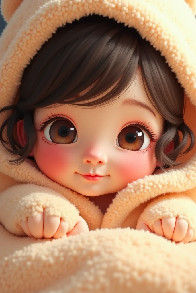 (Best quality），（HD 8K），（Realistic），An infant child，adorable，Blush，laugh（Masterpieces）