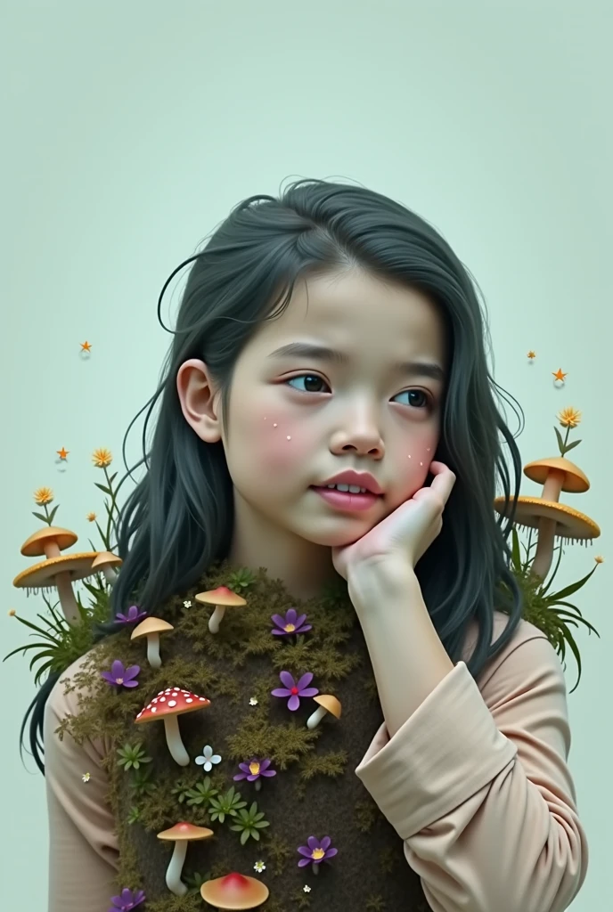 Painting, mark ryden style, lowbrow, pinoy face, Filipino culture and tradition, batang 90's ???, pinoy ???, children, ???, lowbrow ???, wearing sando,