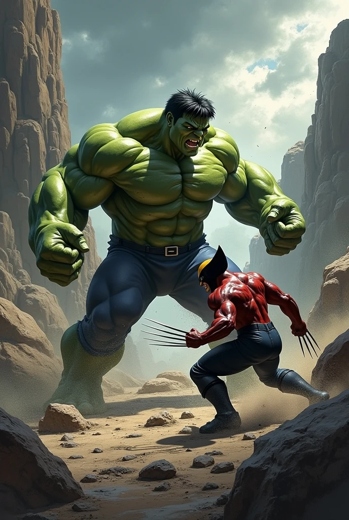 Wolverine vs Hulk
