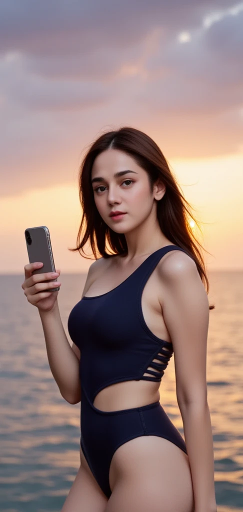 best quality, (masterpiece:1.4), (photorealistic:1.4), detailed eyes, detailed face, detailed hair, 1girl, full body, (sweaty:1.4), white skin, brown eyes, brown high ponytail hair, pink lips, car racer outfit, at car racing arena, sunny weather, (medium breast:1.1), clear sunglasses, raised eyebrows, detailed background, detailed around, Social realism, hairpods, backlighting, seating chart, sideways, Canon, 135mm, award winning, 8k