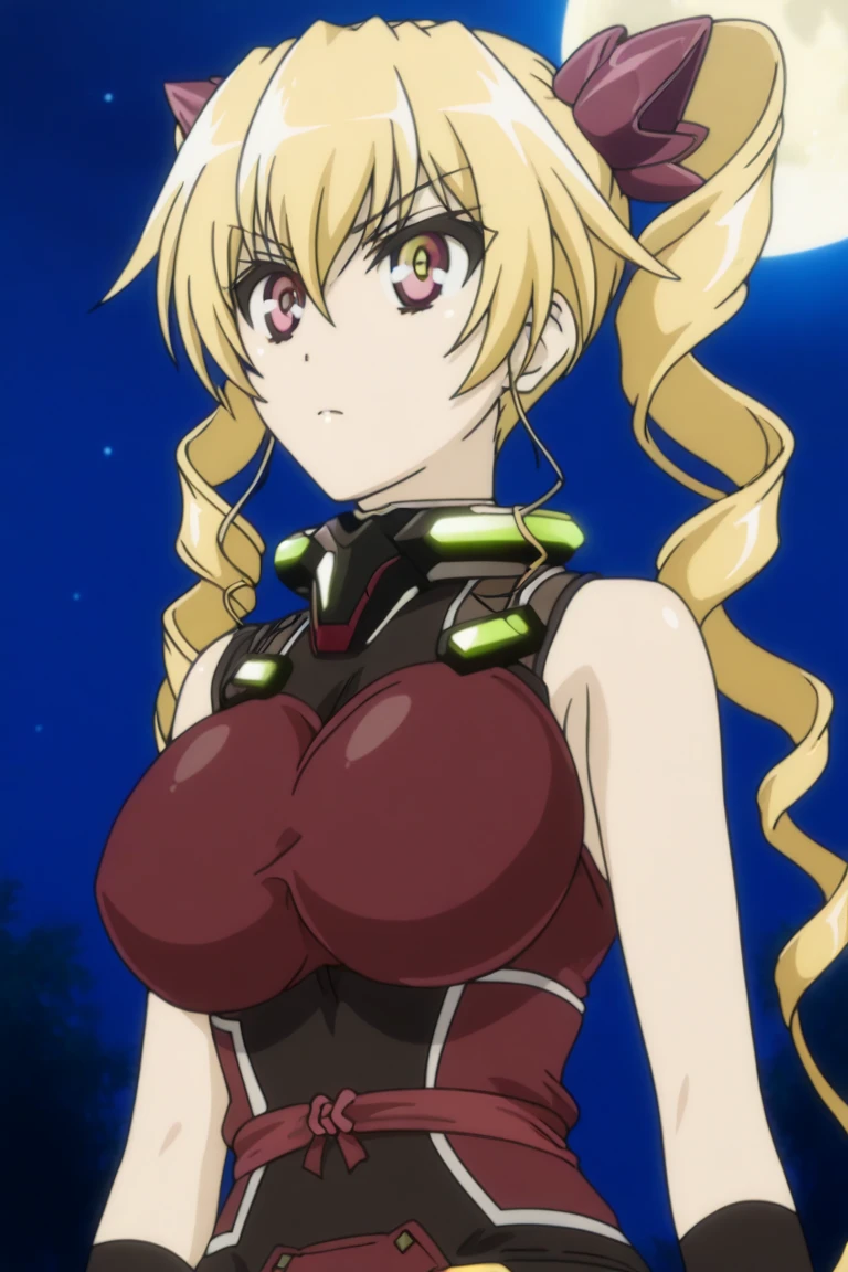 ((best quality)),((highly detailed)),masterpiece,absurdres,detailed face,Stands at full height, slim body, openlegs, beautiful face,(detailed eyes, deep eyes),1girl, Guideau, blonde hair, solo, yellow eyes, long hair, black thong, t-shirt, Sneakers, Full-length,