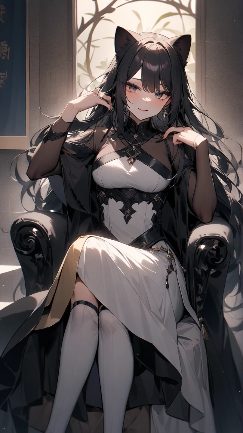 girl,princess dress, long hair,jewelry,earrings,looking at viewer,intricate,high detail,sharp focus,dramatic,beautiful ,knees up,,crown,