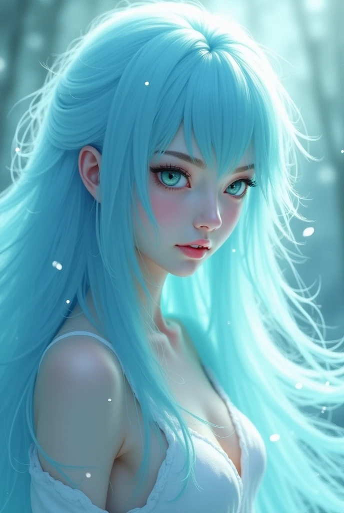 glass girl +/- glass,flower_style,<lora:3DMM_V12:0.7>, Style-Glass