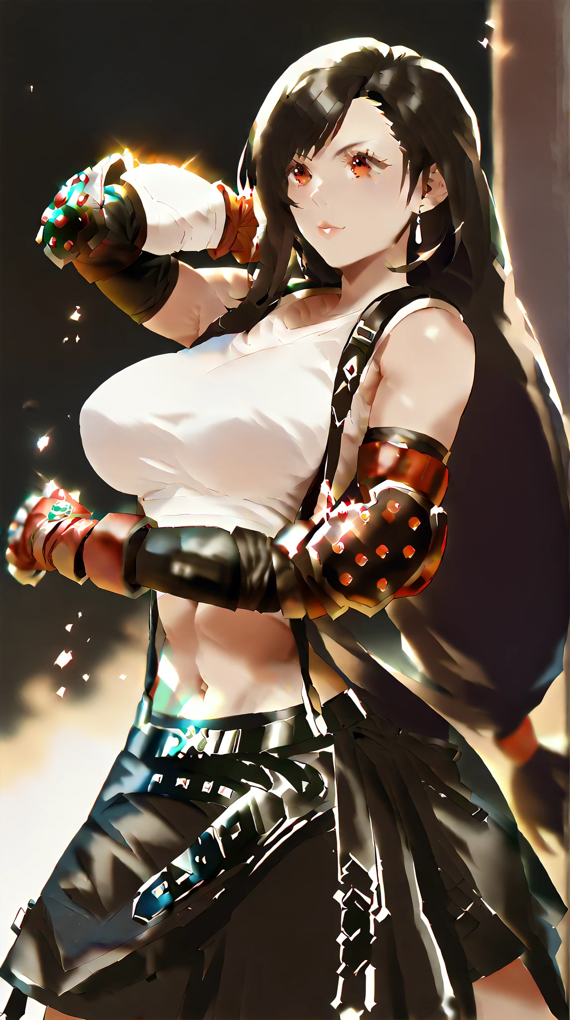 (sketch), (mysterious mood), Score_9, score_8_up, score_7_up, 2girl, 2 beautiful young women with long hair, breasts, looking at the viewer, large breasts, brown hair, cleavage, bare shoulders, cleavage, brown eyes, Shut up, upper body, ponytail, red Japanese clothes, sleeveless, high-cut legs, buttocks, collar, blur, arms up, lips, parted bangs, belt, high ponytail, rope, armband, fighting pose, Ninja, Mai Shiranui, cleavage, large breasts, exposed bikini breast details, clothing may unintentionally unravel (come apart), become embedded (causing clothing to pull at the crotch), crop tops may rip and tops may slip (causing exposure) .   Side soft light, highly detailed, masterpiece, detailed skin, Hong Kong style woman with rotten horn ghost mask and vintage detailed old high collar cyberpunk samurai bikini, translucent amber horns, glowing silver hair, big breasts, cleavage , navel, surrounded by cyberpunk Japanese streets, dark, (surreal, large depth of field, color, 3D octane render, 4k trend, concept art, B0ld01lp41nt, dark theme, charcoal\(center\), photo_b00ster