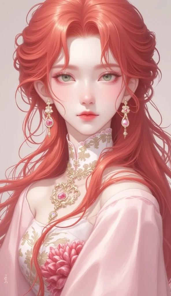wlop, aeolian, jewelry, cute girl, eastern, red hair, red eyes
<lora:wlop_100:0.75>