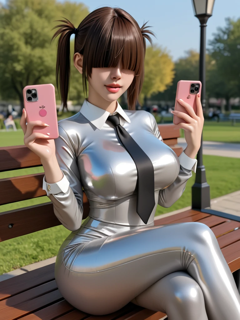 Enamel Bodycon、Bodysuits、stockings、Long body、Panchira、Butt sticking out pose、a miniskirt、Full smile