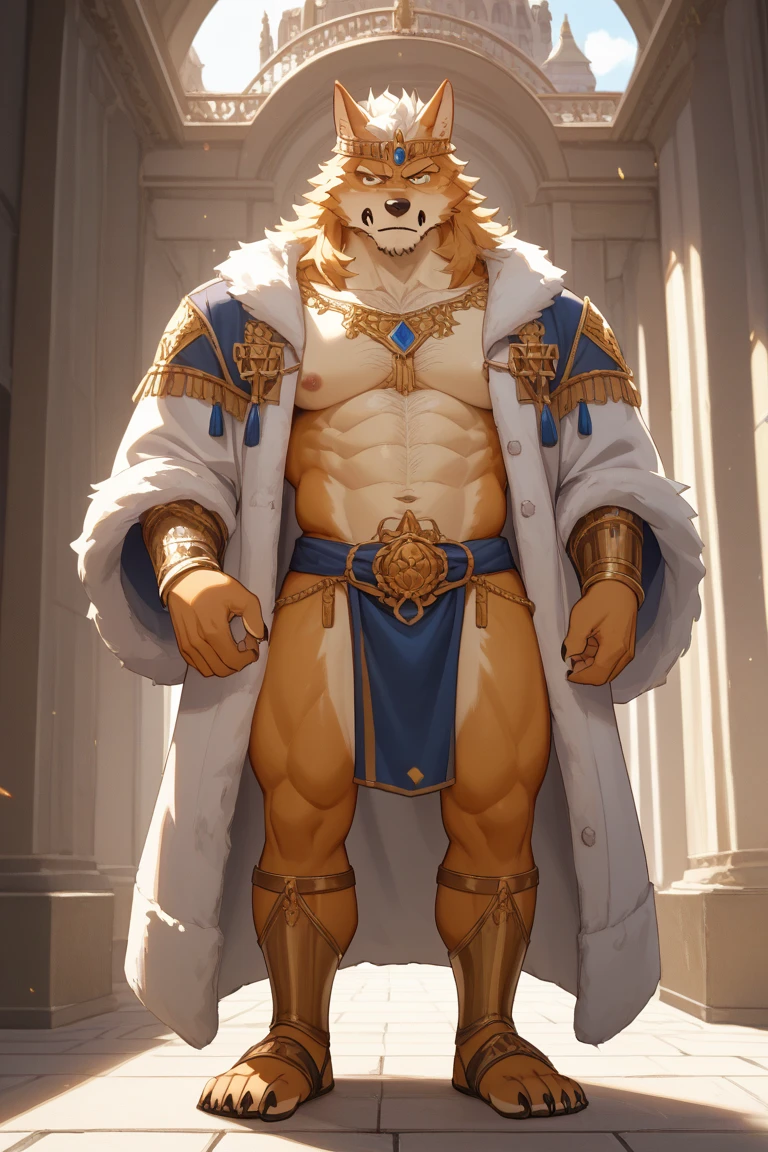 Ram, nordic, male, mature, furry