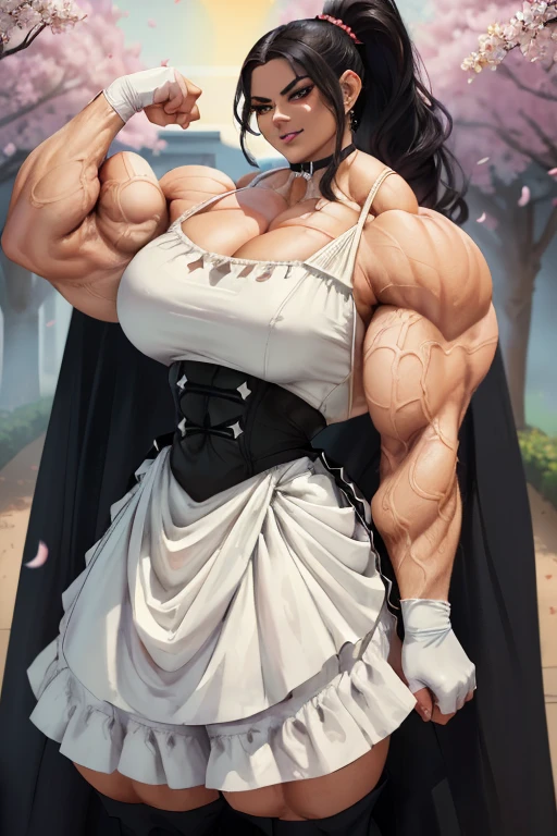 raffe woman in a red dress posing on a street, heavy looking, thicc, giantess art, highly detailed giantess shot, thick body, massive legs towering over you, muscular ultraviolent woman, powerful and huge, hyperrealistic full figure, exaggeratedly large physique, large muscles, extremely detailed giantess