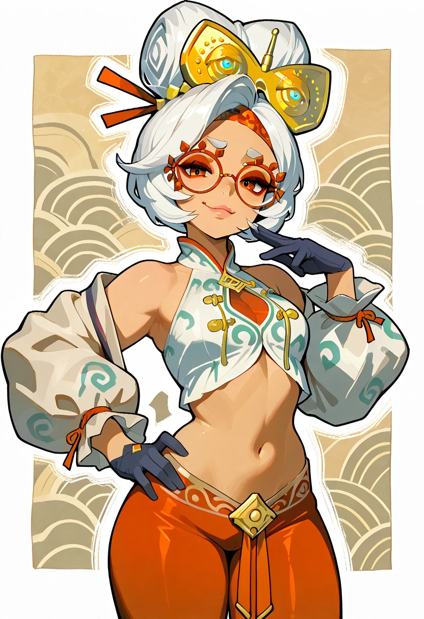 1girl, swimsuit, bikini, long_hair, solo, navel, breasts, open_mouth, horns, black_hair, side-tie_bikini, black_eyes, very_long_hair, hand_on_hip, cow_print, front-tie_top, smile, :d, animal_print, cowboy_shot, front-tie_bikini, cow_ears, small_breasts, standing, bangs, string_bikini, collarbone, glow effects, godrays, Hand drawn, render, 8k, octane render, cinema 4d, blender, dark, atmosphersic 4k ultra detailed, cinematic, Sharp focus, big depth of field, Masterpiece, colors, 3d octane render, 4k, concept art, trending on artstation, hyperrealistic, Vivid colors, extremely detailed CG unity 8k wallpaper, trending on CGSociety, Intricate, High Detail, dramatic, red glasses
