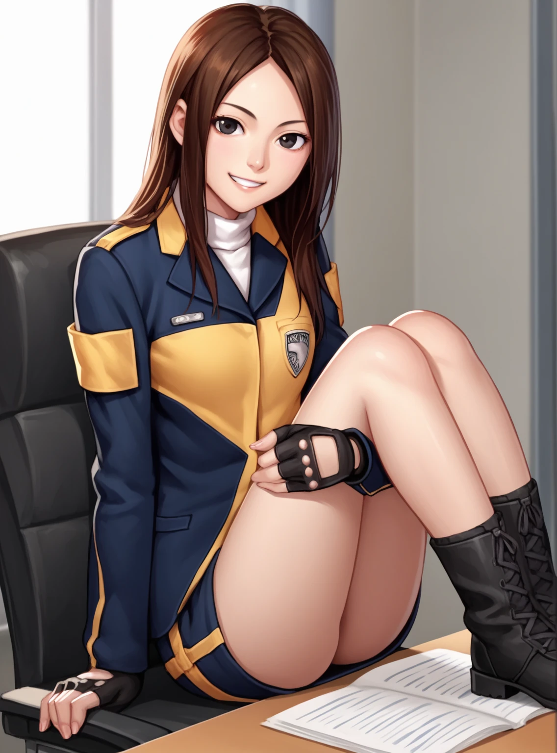 (detailed eyes), (delicate skin), best quality, Best Desinger, Best illustration, 8k UHD, dslr, alta qualidade, alta resolução, 1boy, 1girls, big , cum in pussy, cum inside, cumdrip, high heel boots, cock, knee high boots, nipples, standing, stockings, straight sex, vaginal penetração