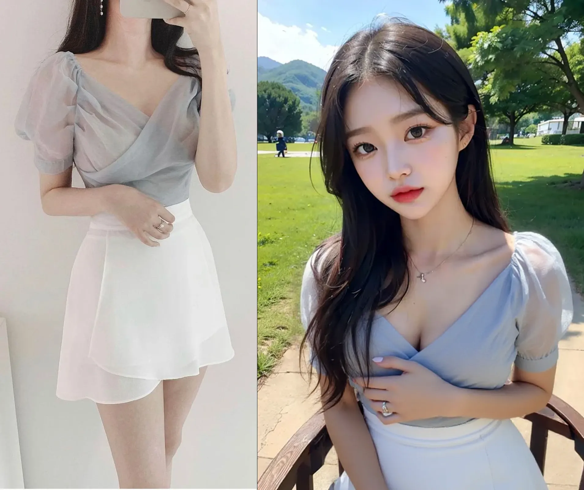 Rooftop of university building, 4th year university student, ((full body)), ((photo)), ((best qualtiy, 8K, tmasterpiece:1.3)), Focus:1.2, perfect figure beautiful girl:1.4, 1girl, cowboy shot, look at viewer, eyes facing the camera, incredibly absurd, beautiful and cute girl with a photorealistic face, showcasing top-quality craftsmanship, A Japanese girl watching the sunset on the roof of a university building, 19 years old, long, straight, silky black hair, fair skin, big eyes, thin eyebrows, double eyelids, long eyelashes, pink lips, smile, devilish smile, gorgeous features, well-defined facial features, beautiful face line, mysterious beauty, slender, tall, well-balanced proportions, large E-cup breasts, white shirt, tight black skirt, beige pumps, gold necklace and bracelet, small earrings, elegant ring, pretty girl, beauty, devilish type, pretty older sister, passionate about art, sociable, friendly, positive, has leadership skills, is proactive, is flexible, gets things done efficiently, works hard towards dreams and goals, March