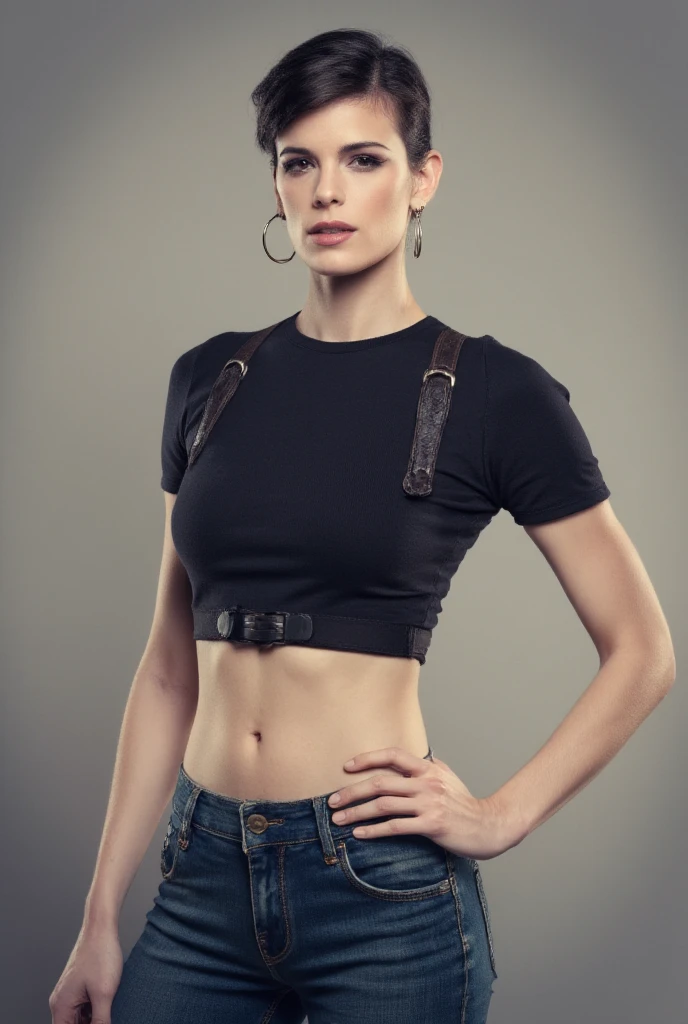 photo of josefinepreuss, a woman (wearing a tight white t-shirt:1.2), (wearing jeans), modelshoot style, (extremely detailed CG unity 8k wallpaper), photo of the most beautiful artwork in the world, professional majestic oil painting by Ed Blinkey, Atey Ghailan, Studio Ghibli, by Jeremy Mann, Greg Manchess, Antonio Moro, trending on ArtStation, trending on CGSociety, Intricate, High Detail, Sharp focus, dramatic, photorealistic painting art by midjourney and greg rutkowski, (leather belt), ((in a supermarket)), (looking at viewer), (detailed eyes:1.2), (sexy pose:1.3)
