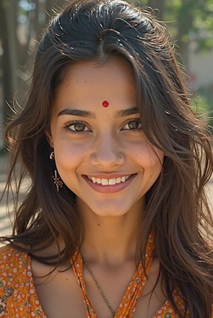 (8k、Raw photography、Highest quality、masterpiece:1.2),(Black Hair、Dark Eyes:1.9),(Indian women:1.7)、View your viewers,Front view,Dark Skin,(:1.4)、(Tight waist:1.6)、(Clothes that accentuate the shape of the breasts:1.4)、(Big Breasts :1.6)、Slim figure、Ultra-high resolution,beautiful,beautiful fece,(One person、No background:1.9),whole bodyボディー,(reality的:1.37)、Photon Mapping,reality、(Baby-faced and cute: 1.4)、(Cute Smile: 1.8)、(Round face: 1.8)、Radio City、Physically Based Rendering、Depth of field rally background、photograph, (:1.8),(:1.6),whole body、Great quality
