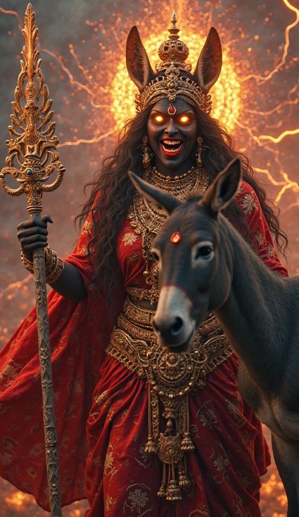 ((Portrait Of Indian Women sitting Dutch Landrace goat) Goddess), Huge curly horns, horns, oppressive horns, black horns, a pair of horns Photorealistic,Ultra-HD,HDR, Octane Render, High Quality, In-depth Render, High Detailed, Detailed-Eyes:0.2, Detailed-Facial Features:0.2, Detailed-Face:0.2, Shot By DSLR,4k,Nikon AF-S NIKKOR 85mm f/1.8G