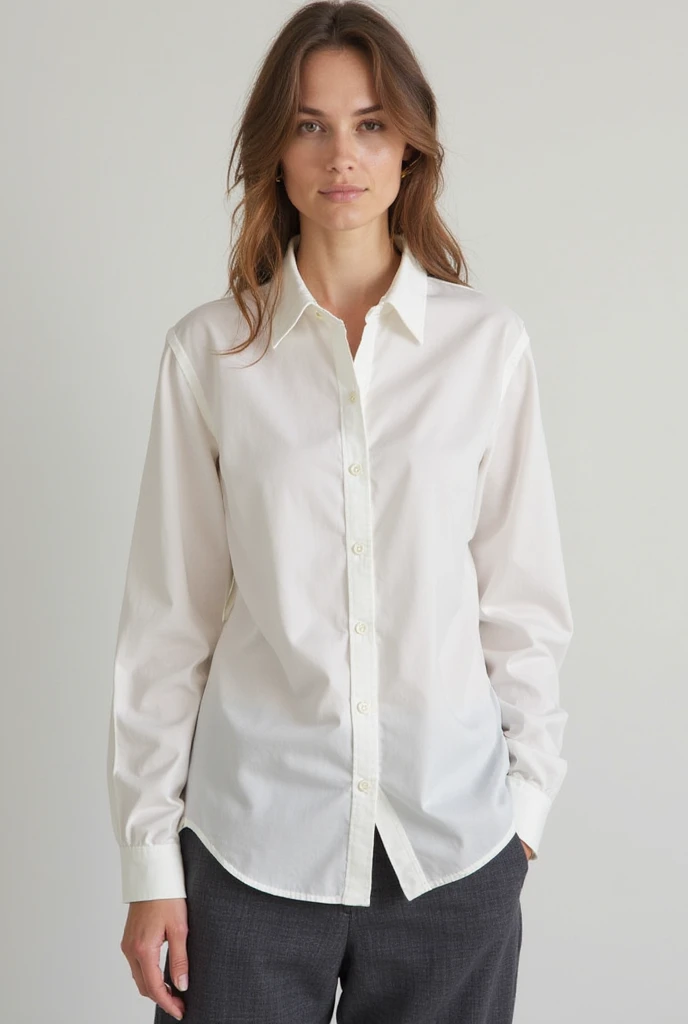 Realistic photo of a beautiful 3mm4w-v2 woman, 1girl, solo, long hair, blonde hair, simple background, brown hair, shirt, white background, brown eyes, jewelry, earrings, bracelet, lips, plaid, ring, feathers, sleeves rolled up, hands on hips, realistic, soft lighting, professional Photography, Photorealistic, detailed, RAW, analog, sharp focus, 8k, HD, high quality, masterpiece<lora:3mm4w-v2:1.0>