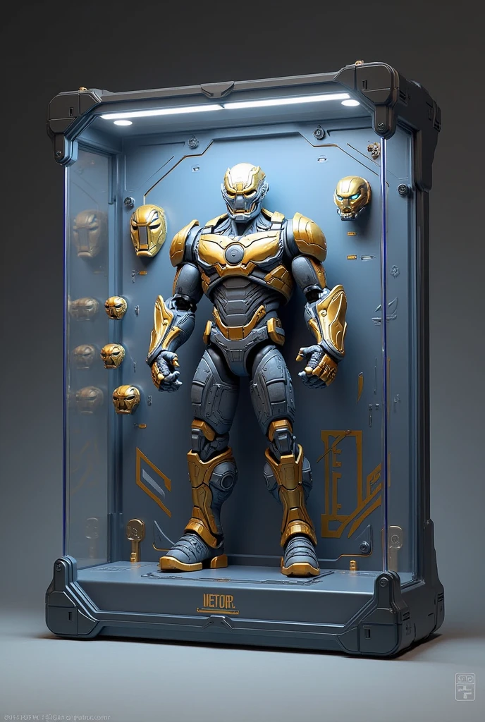 Collection of action figures, Action Figures, muitos bonecos em prateleiras