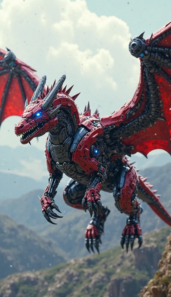 <lora:mechcd-000008:1>, mechcd,full body, dragon, (masterpiece, best quality, high quality, highres, ultra-detailed),
