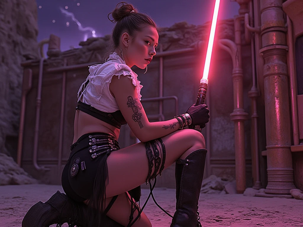 Goddess Pro-Photo 16k War submit Alderaan ruins devastated Lava-retina-mirror-transparent-reflective-DoF Anya Taylor Amber Cosplay 16K "Princess Leia" sweet delicate face mouth teeth smile short hairstyle symmetrical muscular body suave seductive dramatic bridaldress torn shoulders off shirt sleeve sneakers white lace clavicle papillotes silk satin felt seam strange corsait mini skirt loose swinging spinel leather thick thighs revealing boots solid voluminous heels pubic hair shaved black Indigo Opal underwear prohibiting heart DoF armor "Heavy Metal" gloves metallic 16k gothic covered flat bands copper ruby DoF Tourmaline 16k "star wars" throne Crystalline DoF masterpieces 16K Guweiz and James Jean by tattoo CGSCOSITY, etc. SunLight luminescence Realism Ultra Octane rendering UHD XT3 16K DSLR HDR "Unreal Engine 5"