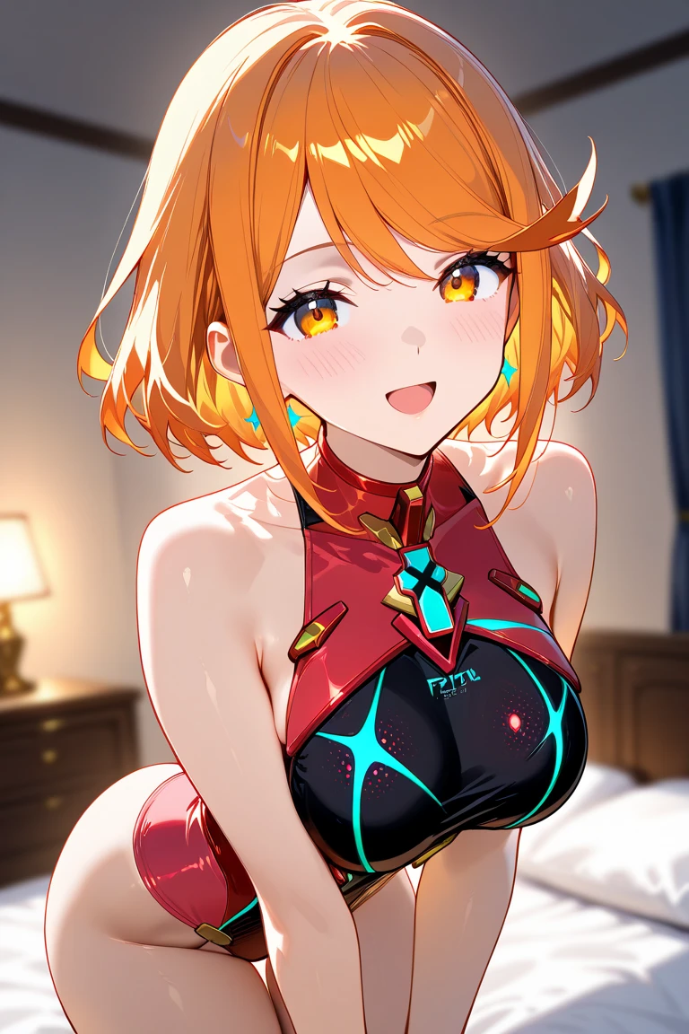 (Unity 16K Wallpaper, Masterpiece, Best Quality, Ultra-Detailed, Extremely Detailed CG, Caustics, Cinematic Lighting, Detailed, Beautiful Detailed Eyes, NSFW:1.8, 1girl), Ultra High Resolution, fine skin, (cute: 1.2, bikini), (strong light),separate swimsuit、red hair,outdoors