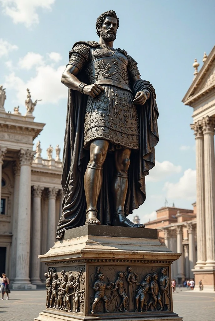 oito estatuas gregas, no modelo roma antiga, estatua de heroi pensador, masculos e fortes, sarados, gregos, grupo de guerreiros ao fundo uma paisagem greaga