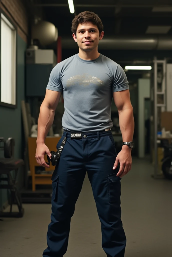 1 handsome Asian guy,27-year-old Asian mathematics teacher,majestic,Who is Shi Yu?, Li Yuanbin, Kim Hyung Tae, Kim Hyung Tae, Yin Shishan, Handsome Asian muscular guy,Broad shoulders and narrow waist,A handsome guy wearing casual clothes and casual trousers,Form-fitting fabric contours the bust,in a remote warehouse,hands tied behind back,Hands tied behind the back,hands tied behind back,Masculine and sexy,High,Muscles look good,hairy body,Wheat complexion,black eyes(thin eyes 1:3),whole body image