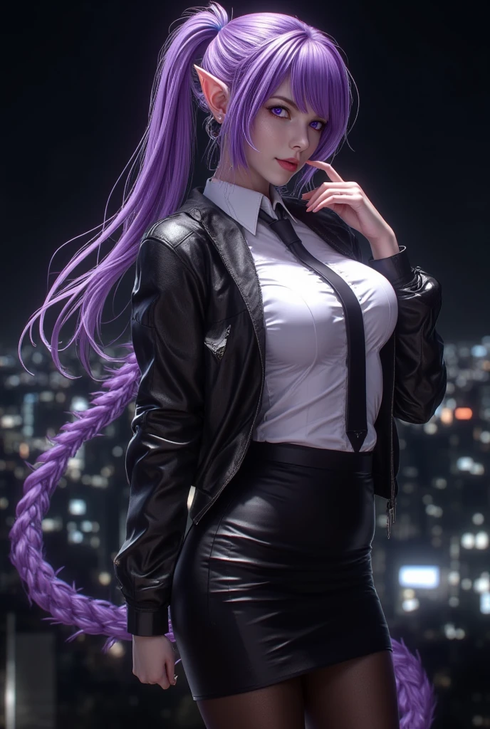 (Ultra Real), (Live Action), (High Resolution), (8K), (Very detailed), (Best photo), (Beautiful Detailed Eyes), (Best Quality), (Ultra Detailed), (Masterpiece), (Detailed Face), (Detailed Face), Solo 1 Goth Girl, blue and purple Wavy Hair, Heterochromic Eyes, laced black shirt,  Long legs, dynamic Pose, big boobs, hard light, realistic rendering, unreal engine 5 --niji --ar 16:9