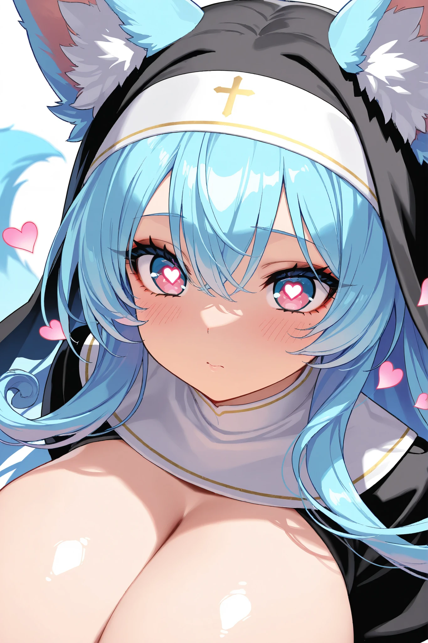 8K,high quality,anime,married woman,beautiful,beautiful,bright,eye highlights,purple eyes,sexy,super big tits,oversized ,dark blue nipples,erotic,beautiful line drawing. Blue skin, blue and orange gradient fins,