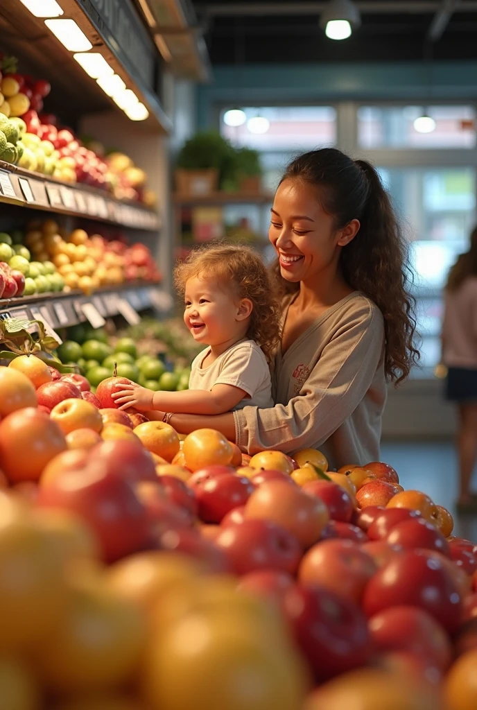 familia,supermercado,frutas,verduras,felizes (alta qualidade)