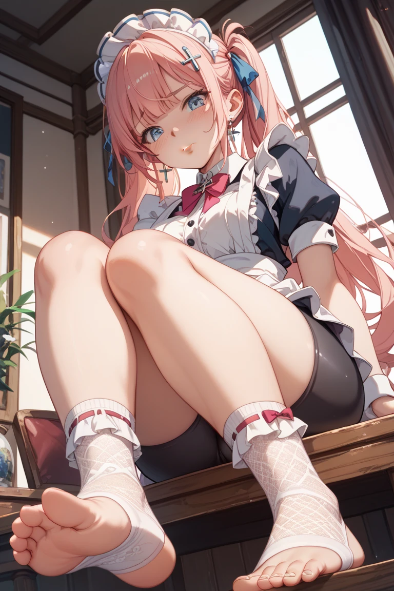 dk_astolfo, 1 boy, NSFW, bedroom, school outfit, dick