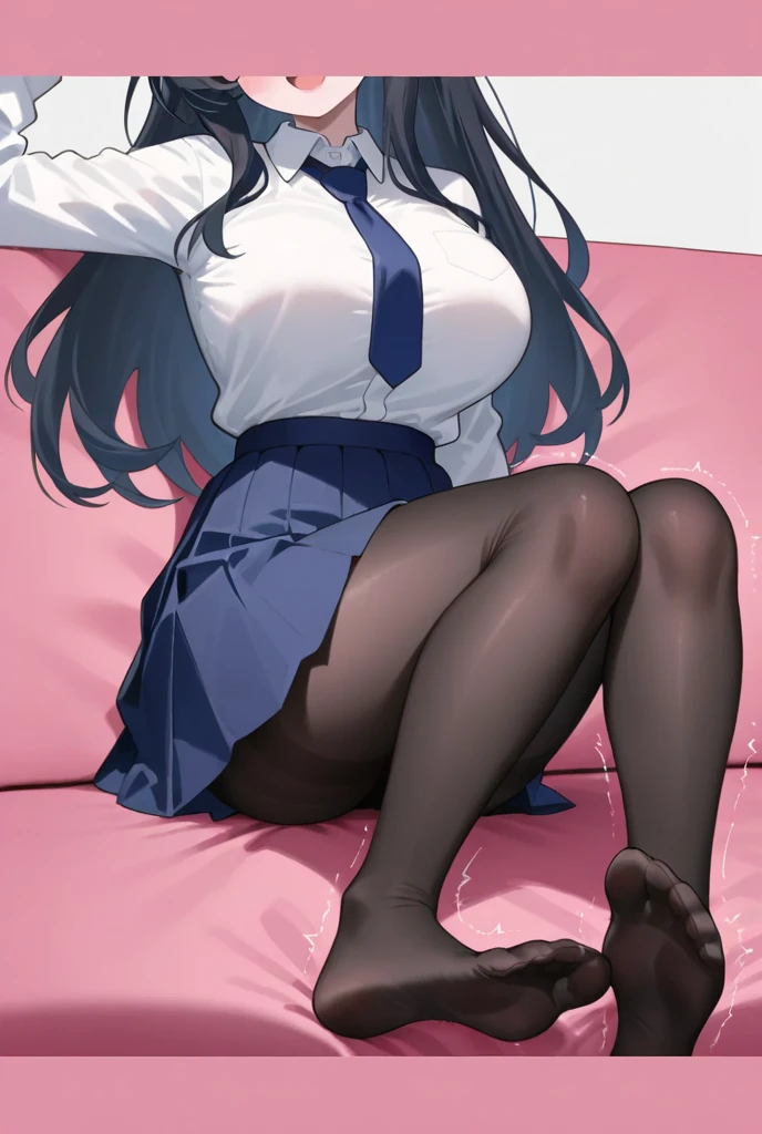 15歳,8k,CG,(digital anime coloring):100,1girl,,footjob,cum on feet,1boy,penis,nsfw,pussy juice