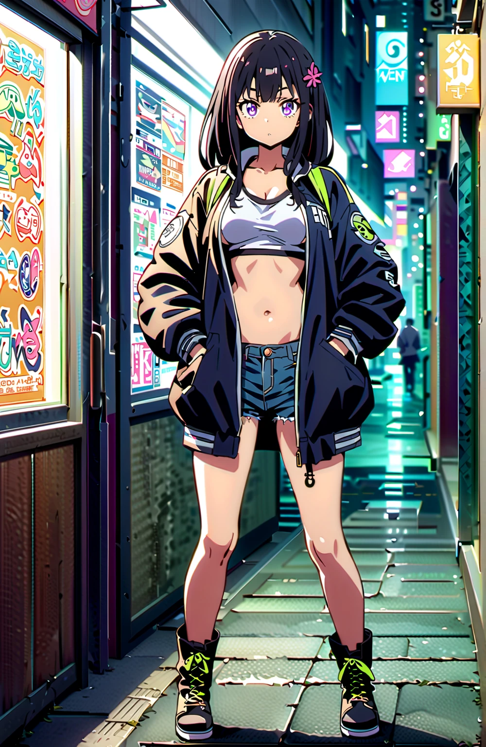 Koharu big breast wearing a hoodie 