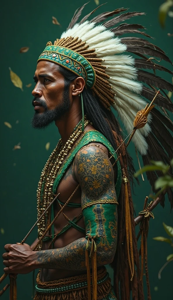 Oxossi with headdress