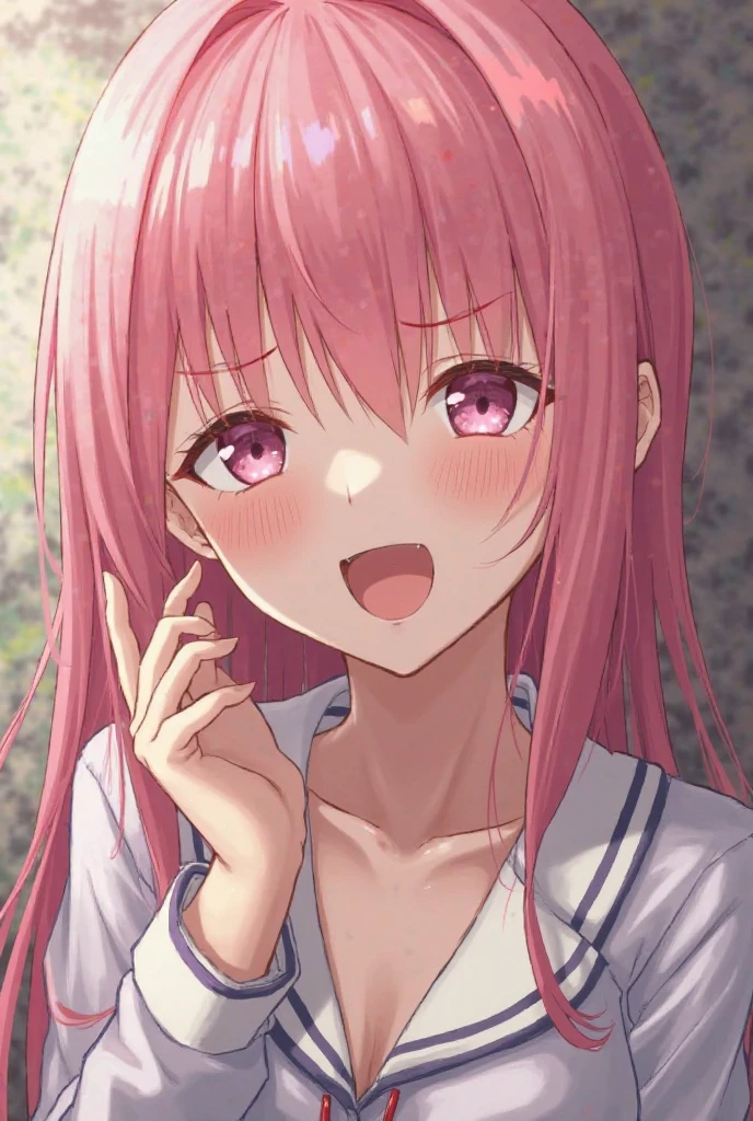 (8K, top-quality, masterpiece:1.2), (reallistic, Photorealsitic:1.37), Super Detail, One girl,), (Highly detailed), (beautifully detailed eyes), (of the highest quality), (super detailed ), (masterpiece), (Detailed face),20yr old, ,1 girl, ((pink hair,long hair)), medium breasts, clothed, Perfect Lighting, BREAK, (gray glossy tight dress:1.5), (long skirt:1.3), (embroidered hem:1.2), (Black high-gloss tights: 1.3), (white sandals:1.2), (straw hat:1.5), (white ribbon:1.3), (summer:1.4), (lightweight fabric:1.2), BRAKE, (upper body to thighs:1.2), (long pink hair:1.3), (gentle smile:1.2), (face slightly up:1.2), (holding a straw hat:1.2), (white background:1.2), BRAKE (sweat:1.5), (steam:1.2), (girl trembling with sexual climax:1.1), (looking at viewer:1.3), (open mouth, long tongue, tongue out:1.2),