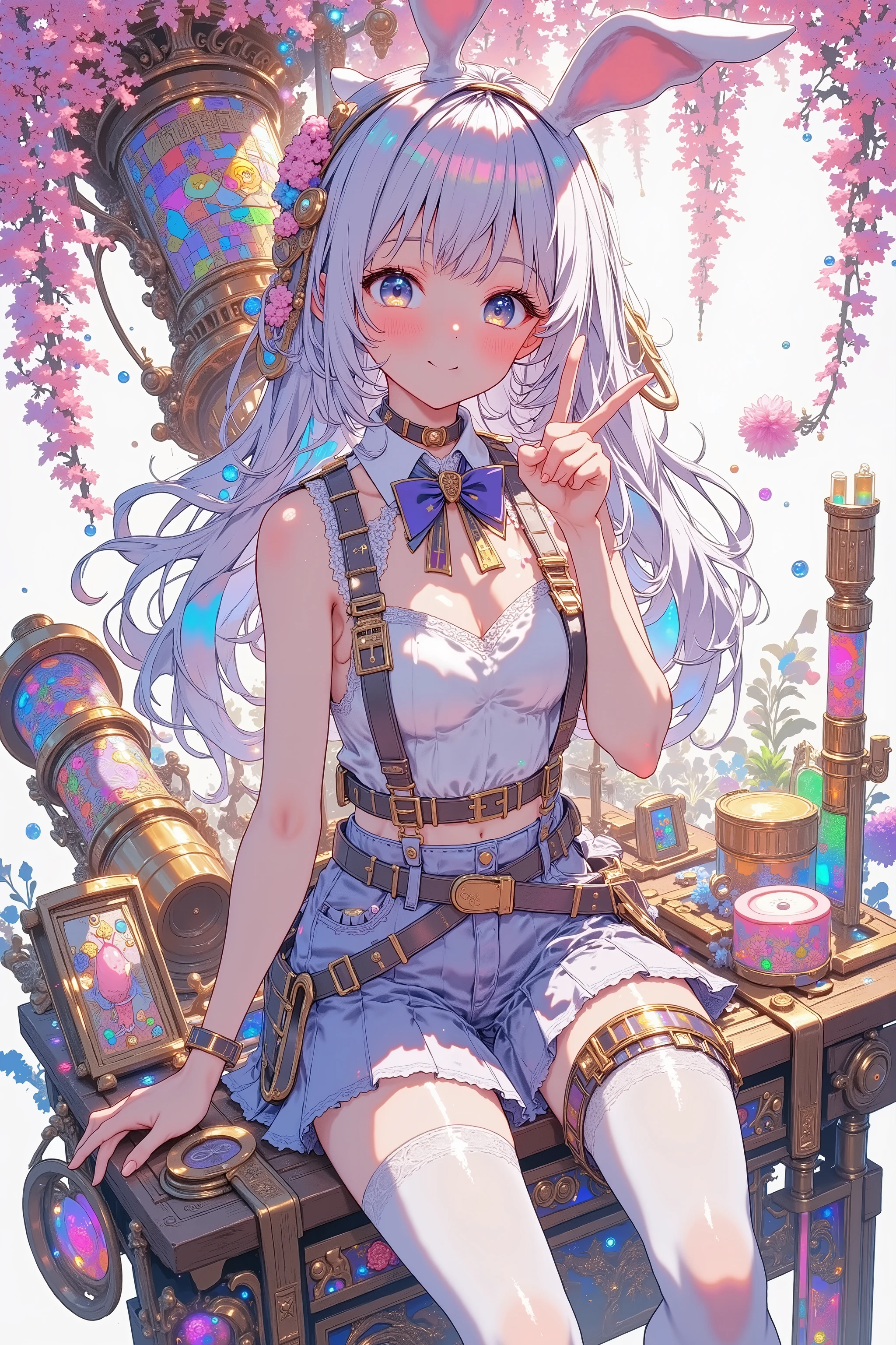 Cute tarot card style、mysteriousなカード、hyper realistic,8K,ultra-fine painting,ultra high definition,Photographic,Studio Lighting,professional body with clothes,vivid colors,Bokeh,Tarot symbol,occult,mysterious,fantastic,Delicate pattern,Soul Shaking,Deep Eyes,mysteriousな雰囲気,Delicate skin,Luxurious Outfits,Sparkling Decorations
