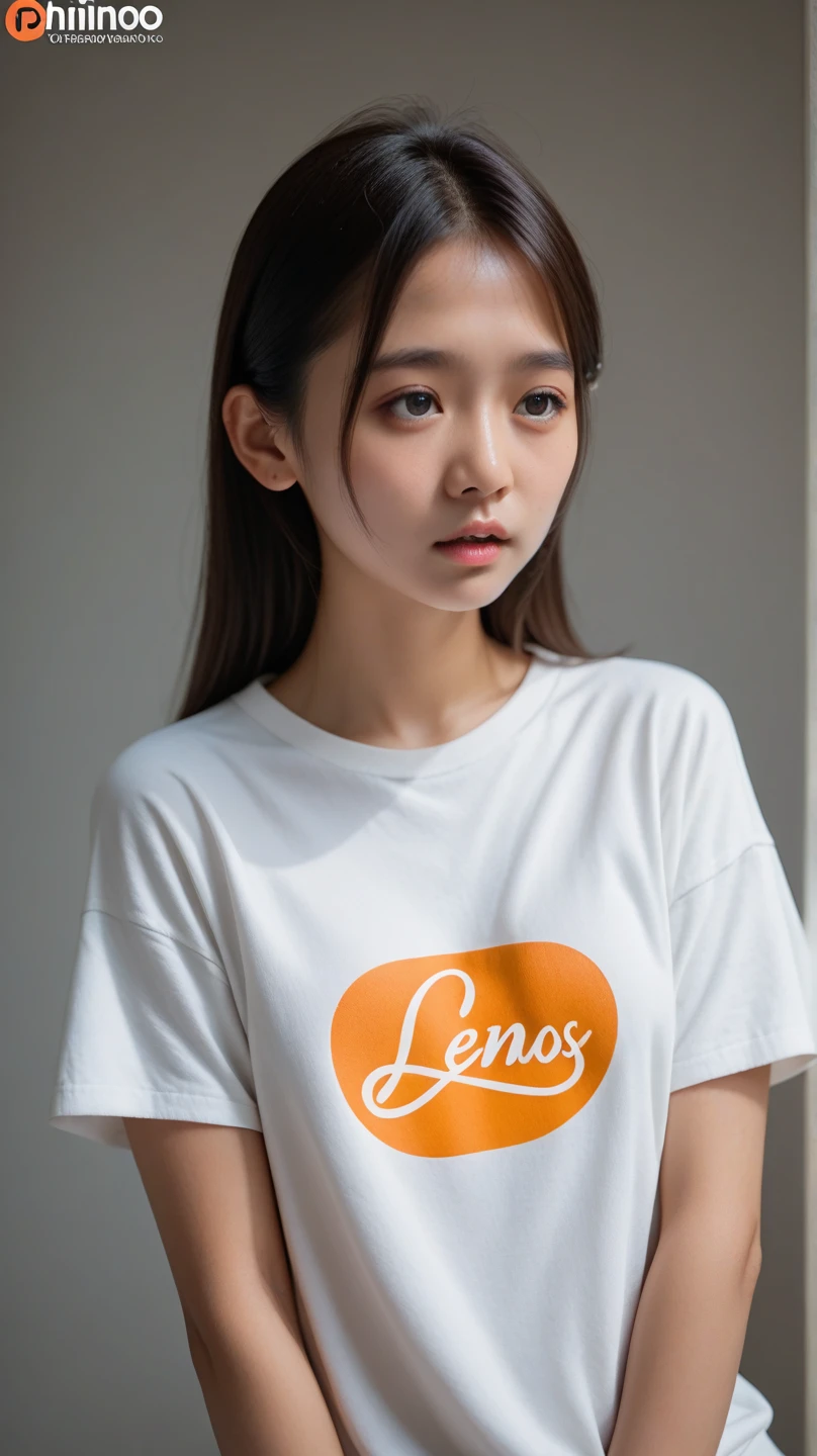 Create a shirt design for a geographic dialogue event with orange colors, cerulean, green and white