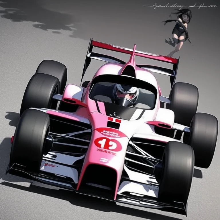 The Formula 1 race is underway，Come design the coolest race car！Along with a beautiful girl car girl racing,cars and women