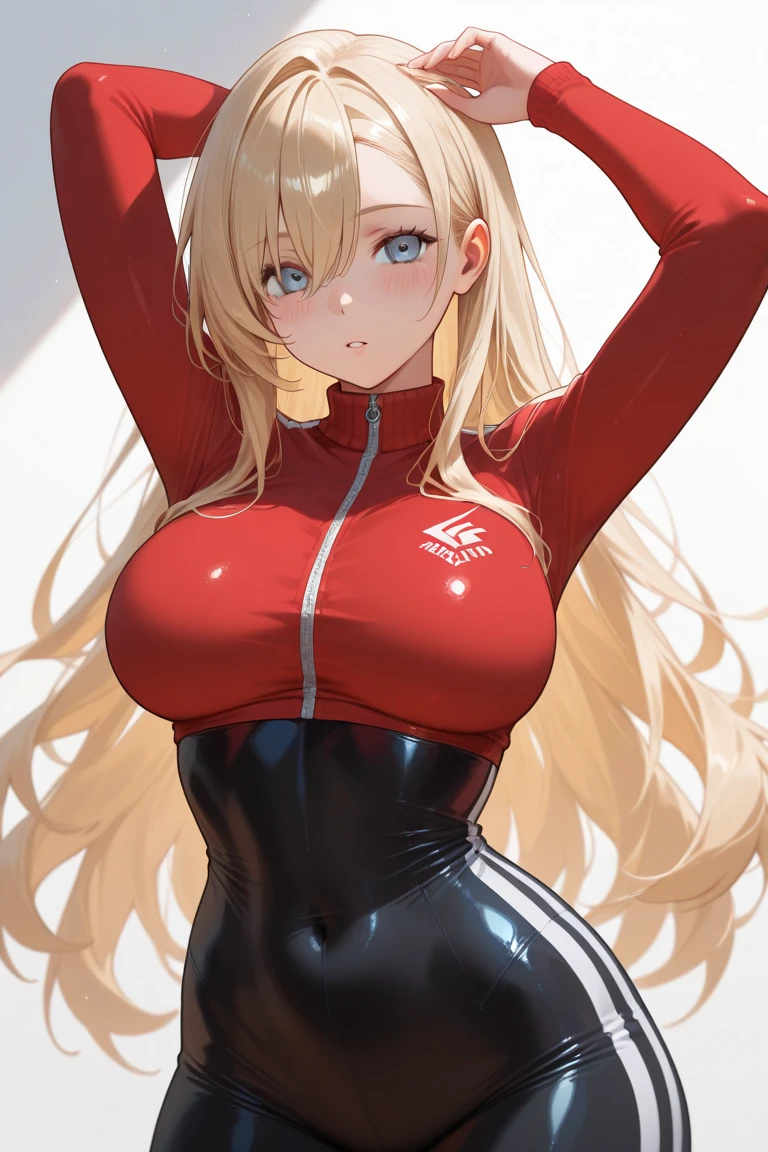 ((highly detailed)), nikke, tove, perfect human hands, (great breast:1.1),masterpiece, best quality, ultra-detailed, glistening shiny, glowing light, ray tracing, HDR, deph of field, (perfect face, detailed face, detailed eyes,perfect hands,perfect fingeredium :1.2),8k,HD,ultra realistic face,ray tracing,perfect lighting,best quality, ultra-detailed, shiny eyes, (looking at the viewer, smiling:1.1), ((1girl:1.2)),cowboy shot,thicc,streaked_hair,((golden gradient hair)),multicolored eyes, gradient eyes, (glowing eyes:1.5), mascara, (fashion make up), (parted lips,blush,cameltoe,mountain, snow, snow montain, ice, iglu, camping),((super detailed background)), dynamic poses, ((8k wallpaper)), (mature female), (((bent foward))), ass, orange body suit, tove outfit, jacket, tight body suit, (((sitting spreading legs))), (((throwing a kiss with hand))), (((heart shaped eyes))), marked nipples on cloth, winking