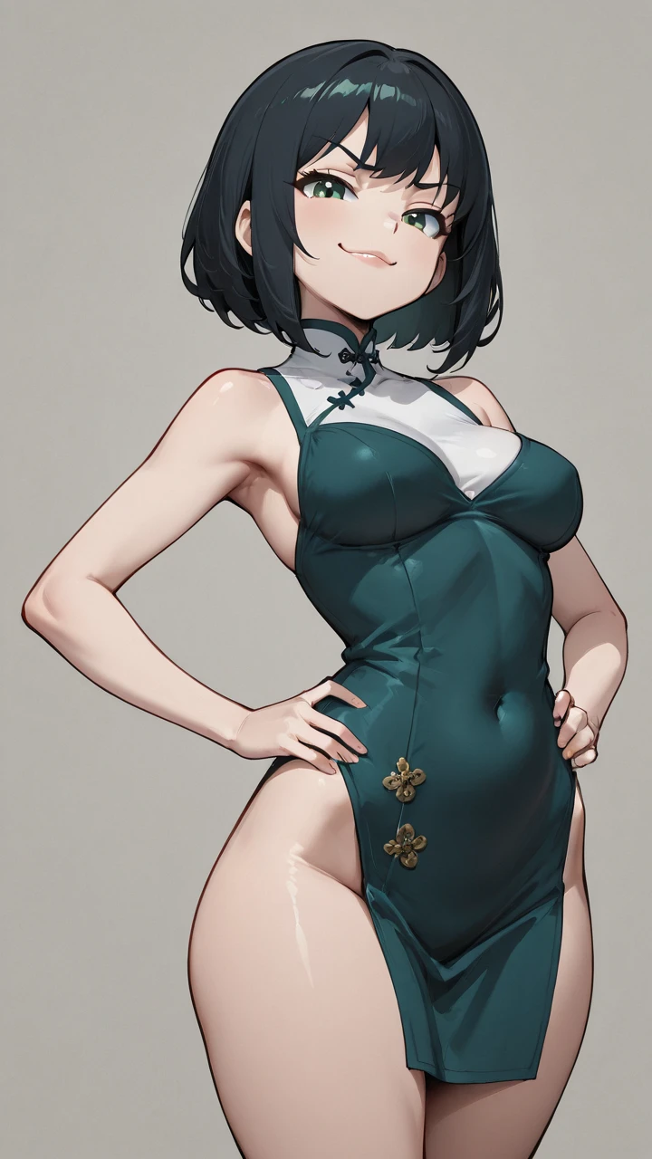 (High resolution), (Ultra delicate), (clear), Realistic,black hair girl.(Red knee-high socks with blue lines),face,Skin realism、High jumps、かわいい笑face、hilarious pose、Pale green panties and bra,