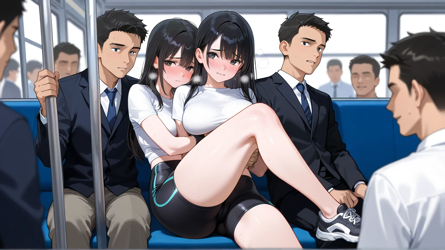 Bishōjo anime style,3 Girls,Multiple Girls,Sex-obsessed,Group Sex,Penetration Sex,One male,Female plural,One man has sex with multiple female students