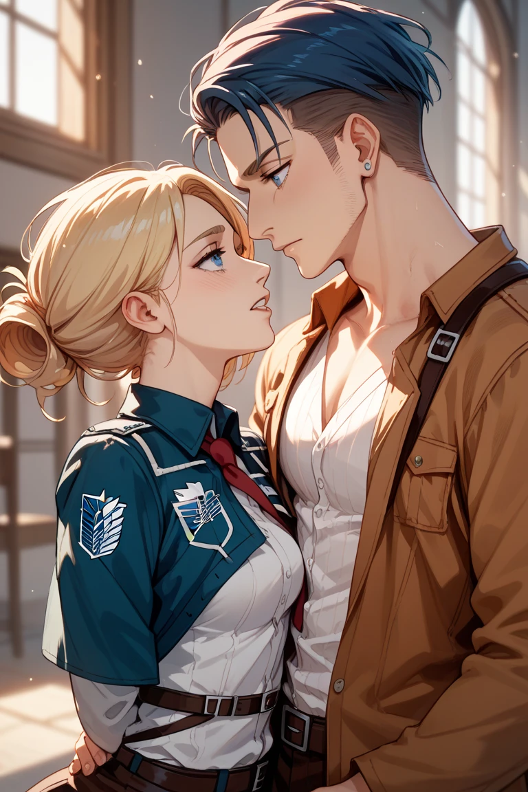 Romantic Couple, Bertholdt hoover x Annie Leonhart