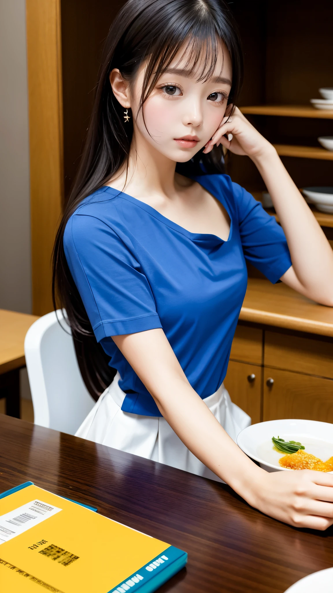 (8k, Ultra High Definition, Best Quality, table top to pinch:1.2)、Japanese girl's's life々beautiful portrait、Ultra High Definition、Best Quality、 (Big Breasts,:1.4)、{Cover the entire chest}、(open your crotch:1.5)、(dressing room:1.2) break (natural skin texture、detailed skins、hyperrealism、 ultra sharpness )、intricate details、description boundary depth、sexy adult woman spreading her legs and sticking out her tongue、short black hair with waist、Tight ass、((masterpiece、Best Quality、high image quality))、(photorealistic:1.Oro、close your mouth、smiling happily、big eyes、clear double eyelids、 eyelashes、long neck、Absolute Area、above the tongue、completely complete、thin lips、Xiaoyan、(While Staring At The Audience、Eye Enhancement、light brown eyes、lip gloss)、( small nice ass:1.4, lots of semen on the butt:1.2), ( detailed legs:1.3, thin thighs:1.3, beautiful feet)、(detailed hands:1.3, perfect right hand:1.3), (perfect anatomy:1.3)